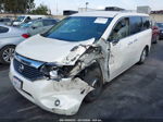 2015 Nissan Quest Sv White vin: JN8AE2KP0F9124192