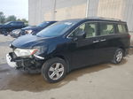 2015 Nissan Quest S Black vin: JN8AE2KP0F9128159