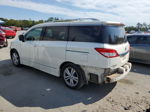 2015 Nissan Quest S Белый vin: JN8AE2KP0F9129845