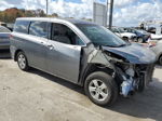 2015 Nissan Quest S Silver vin: JN8AE2KP0F9133409