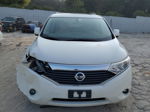 2015 Nissan Quest S White vin: JN8AE2KP1F9122371