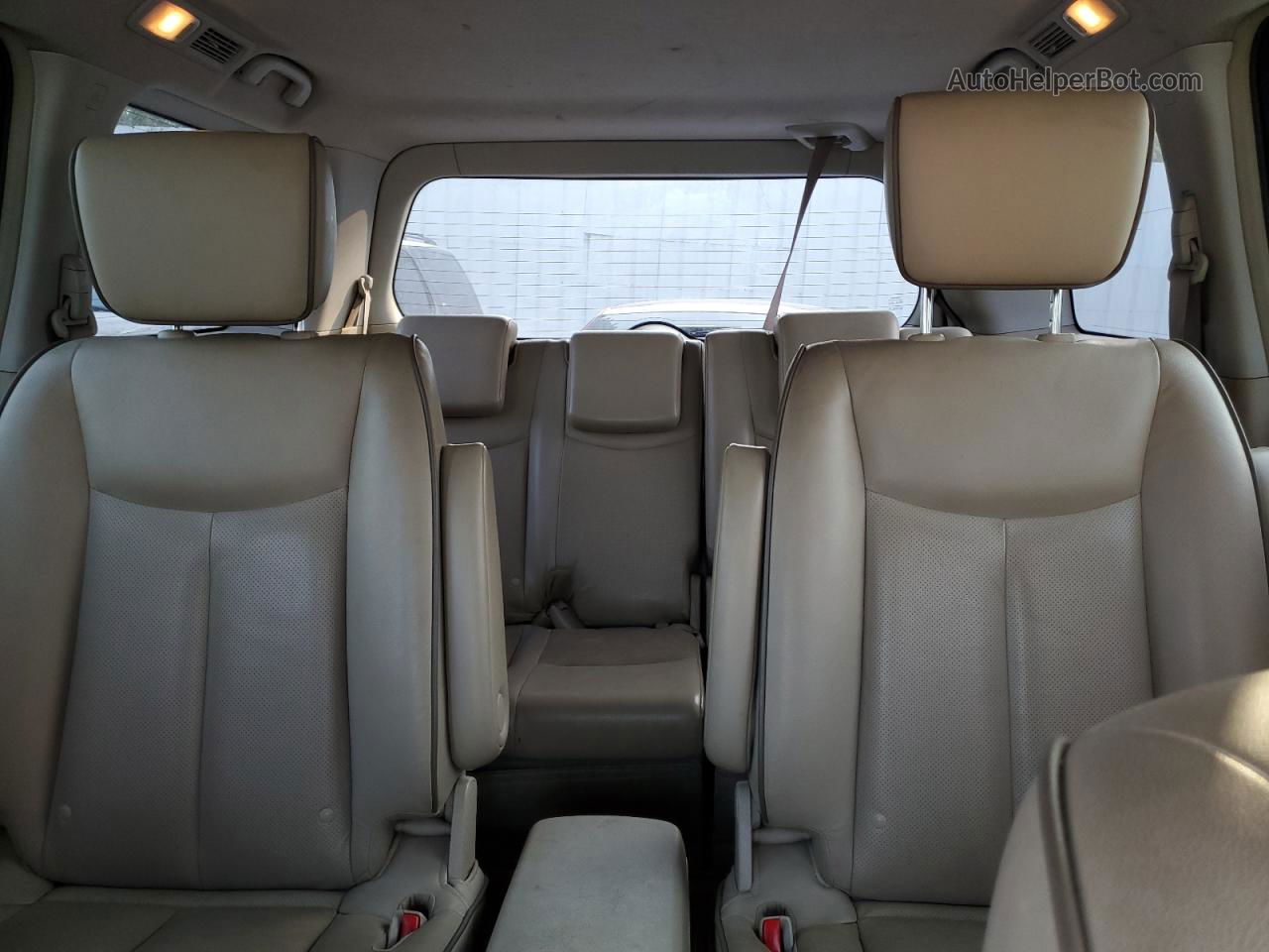 2015 Nissan Quest S Белый vin: JN8AE2KP1F9122371