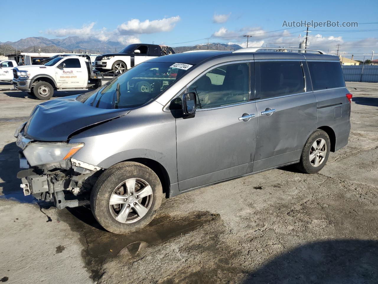 2015 Nissan Quest S Charcoal vin: JN8AE2KP1F9123116