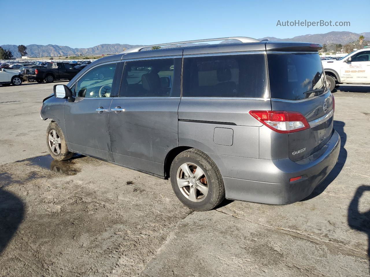 2015 Nissan Quest S Charcoal vin: JN8AE2KP1F9123116