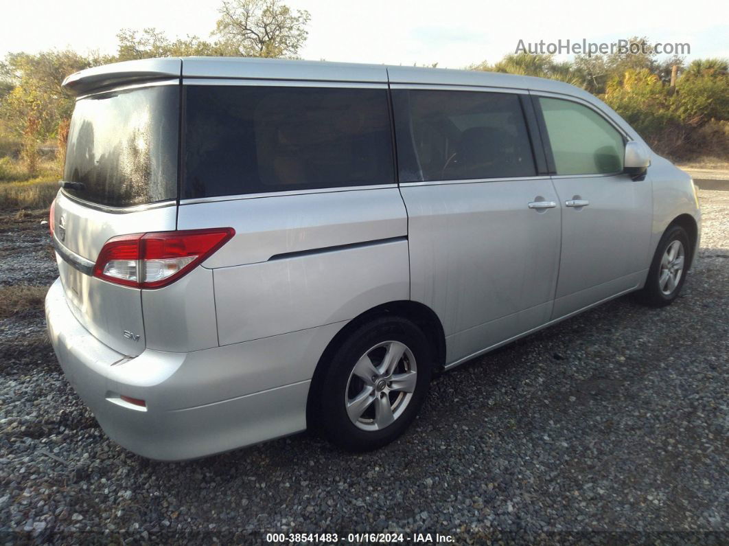 2015 Nissan Quest Platinum/s/sl/sv Silver vin: JN8AE2KP1F9125397