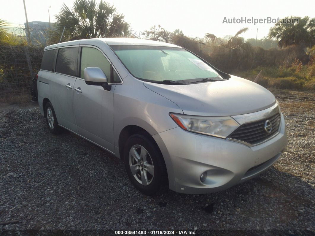 2015 Nissan Quest Platinum/s/sl/sv Silver vin: JN8AE2KP1F9125397