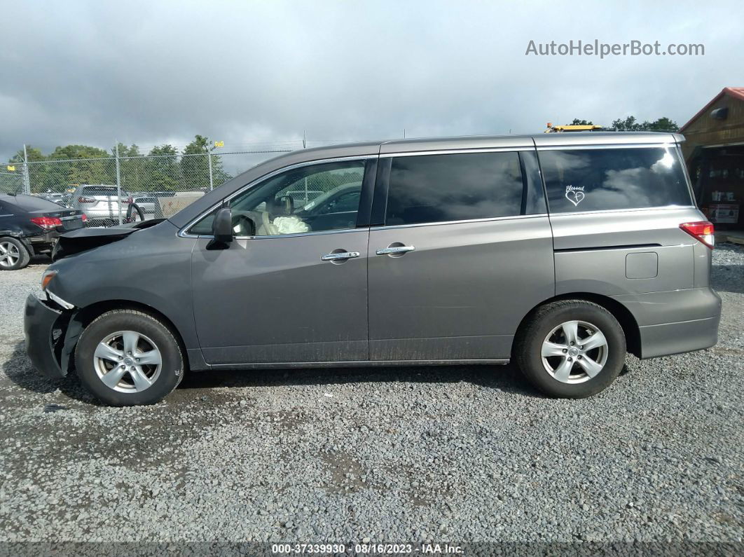 2015 Nissan Quest Sv/s/platinum/sl Gray vin: JN8AE2KP1F9126761