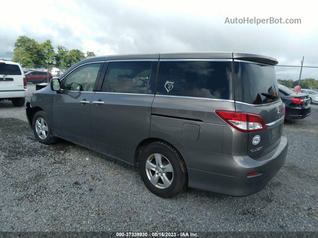 2015 Nissan Quest Sv/s/platinum/sl Gray vin: JN8AE2KP1F9126761