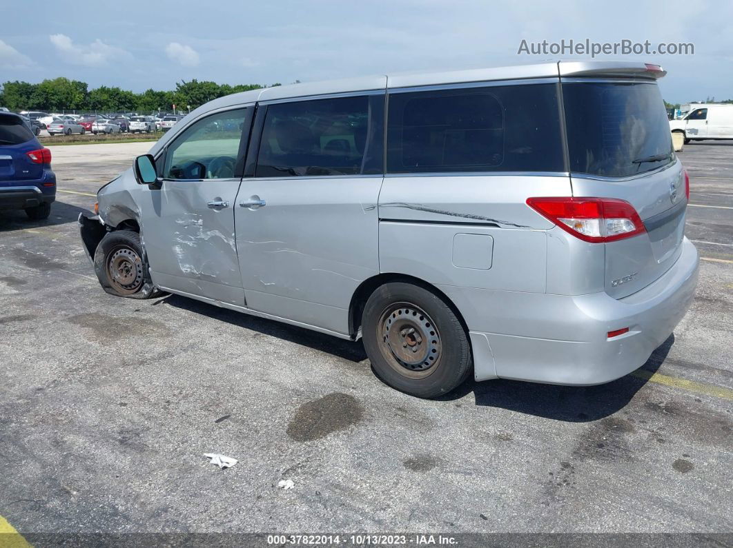 2015 Nissan Quest S Silver vin: JN8AE2KP1F9127862