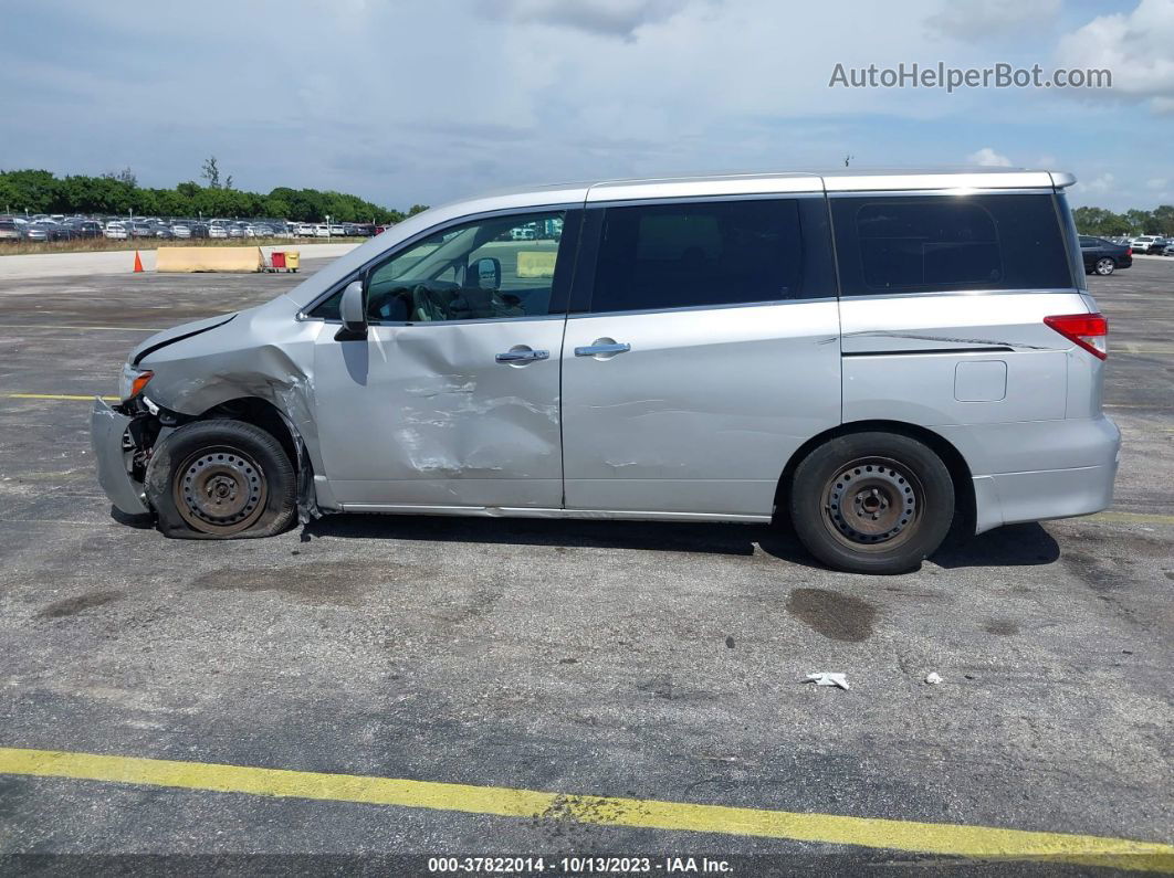 2015 Nissan Quest S Silver vin: JN8AE2KP1F9127862