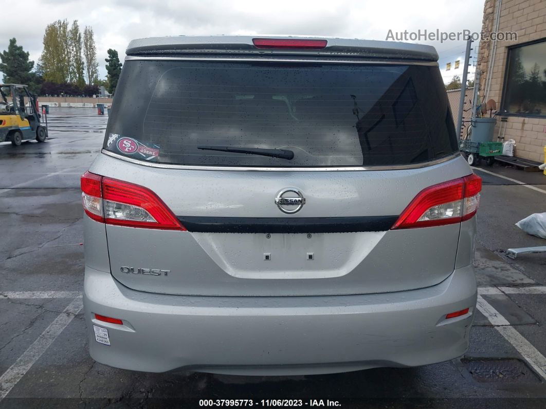 2015 Nissan Quest Platinum/s/sl/sv Серебряный vin: JN8AE2KP1F9130728