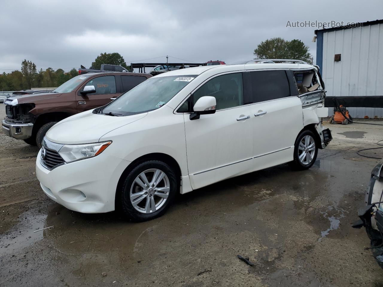 2015 Nissan Quest S Кремовый vin: JN8AE2KP1F9132236