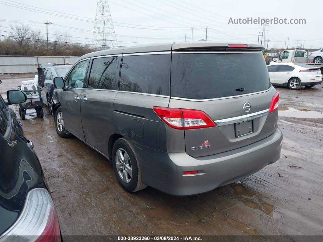 2015 Nissan Quest Platinum/s/sl/sv Gray vin: JN8AE2KP2F9120516