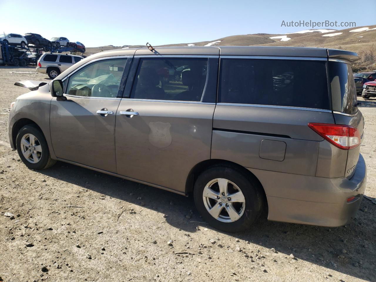 2015 Nissan Quest S Gray vin: JN8AE2KP2F9120533