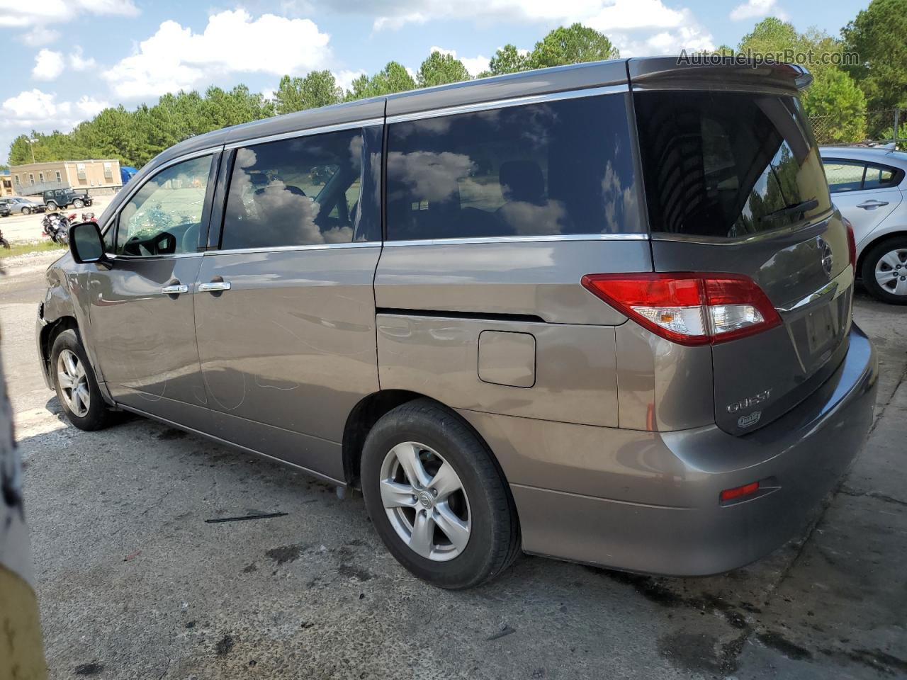 2015 Nissan Quest S Tan vin: JN8AE2KP2F9122184