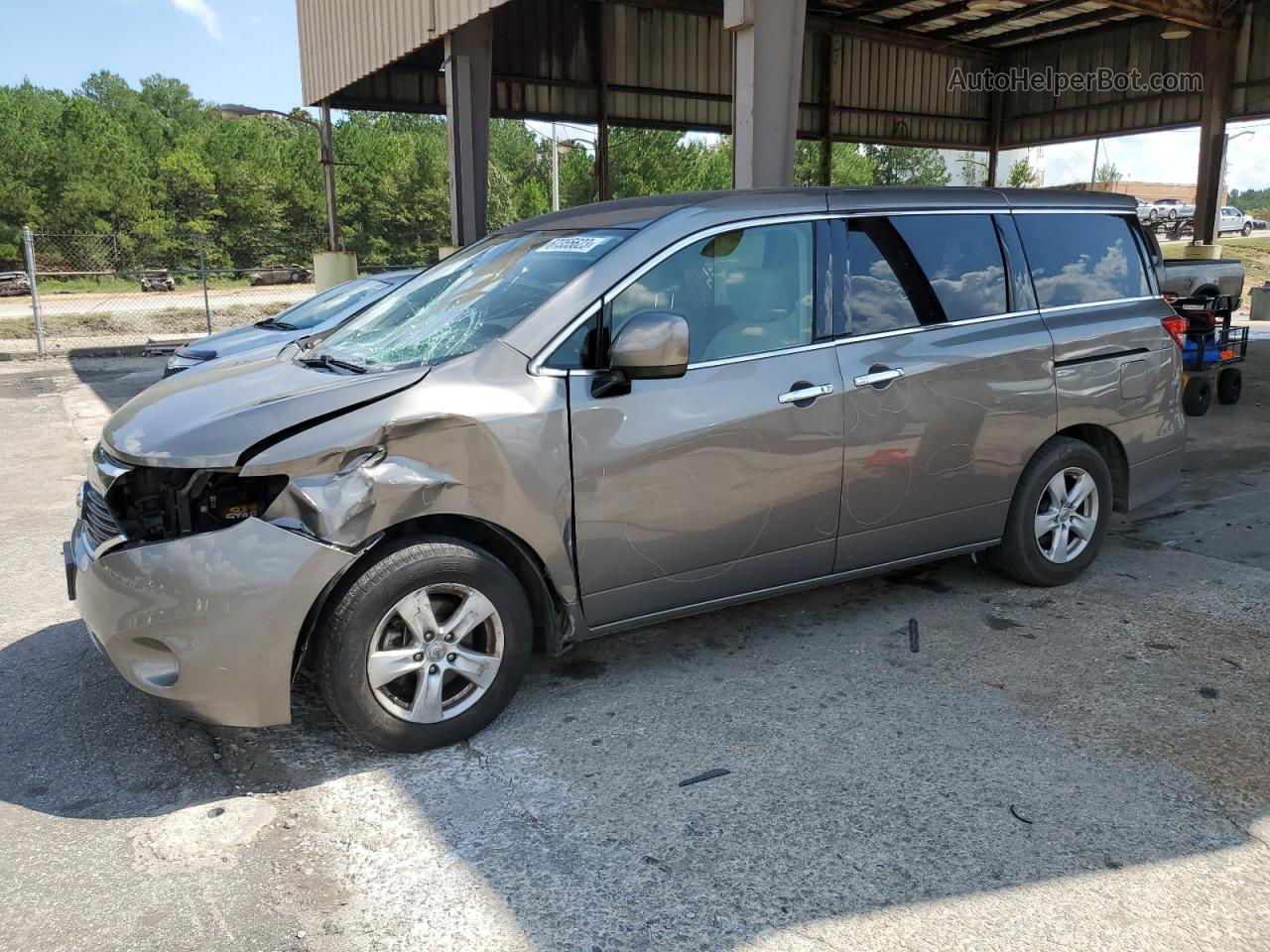 2015 Nissan Quest S Tan vin: JN8AE2KP2F9122184