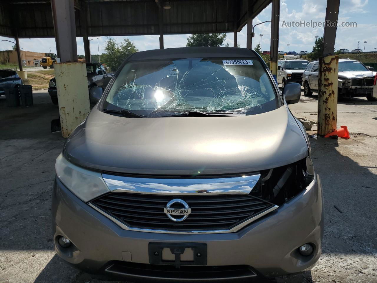 2015 Nissan Quest S Tan vin: JN8AE2KP2F9122184