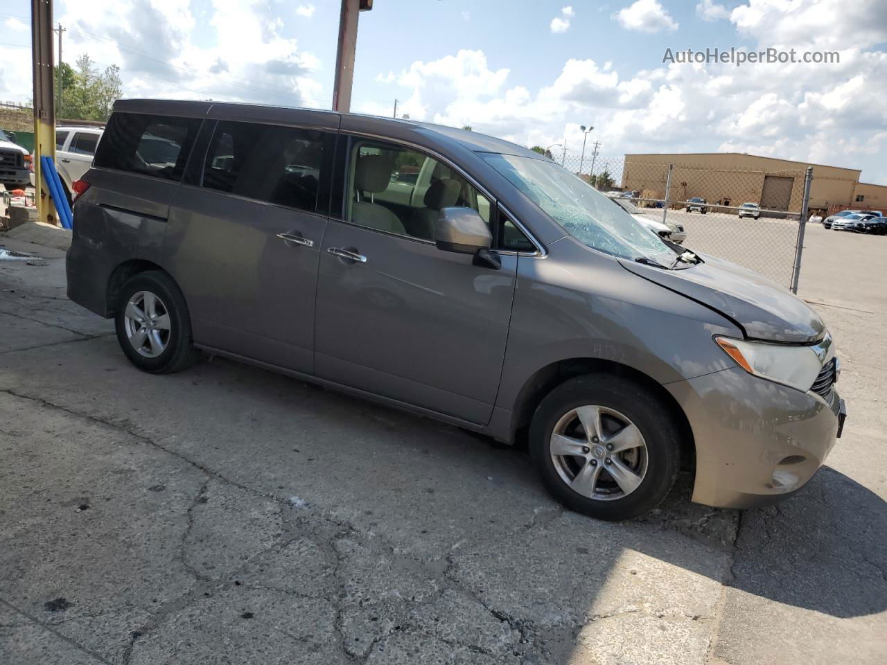 2015 Nissan Quest S Tan vin: JN8AE2KP2F9122184