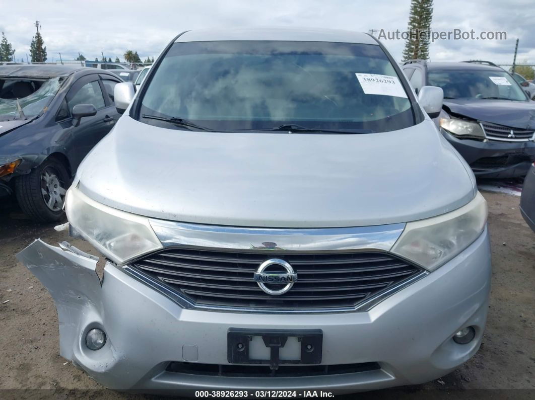 2015 Nissan Quest Platinum/s/sl/sv Silver vin: JN8AE2KP2F9123268