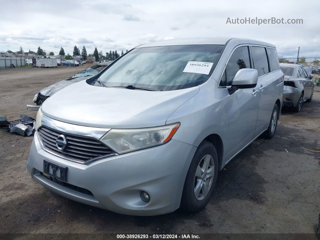 2015 Nissan Quest Platinum/s/sl/sv Silver vin: JN8AE2KP2F9123268