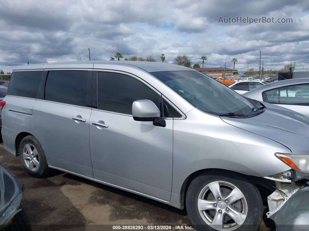 2015 Nissan Quest Platinum/s/sl/sv Silver vin: JN8AE2KP2F9123268