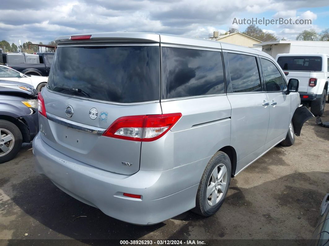 2015 Nissan Quest Platinum/s/sl/sv Silver vin: JN8AE2KP2F9123268