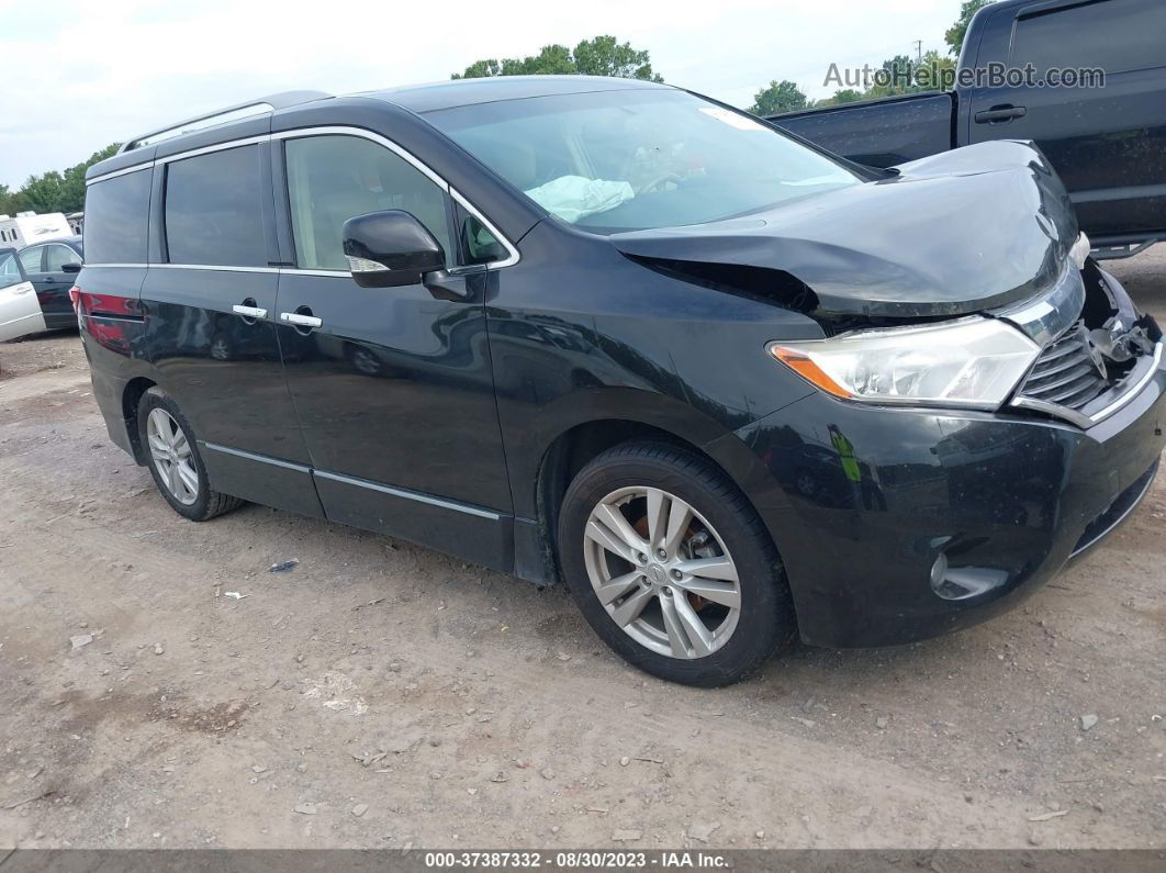 2015 Nissan Quest Sl Black vin: JN8AE2KP2F9125005