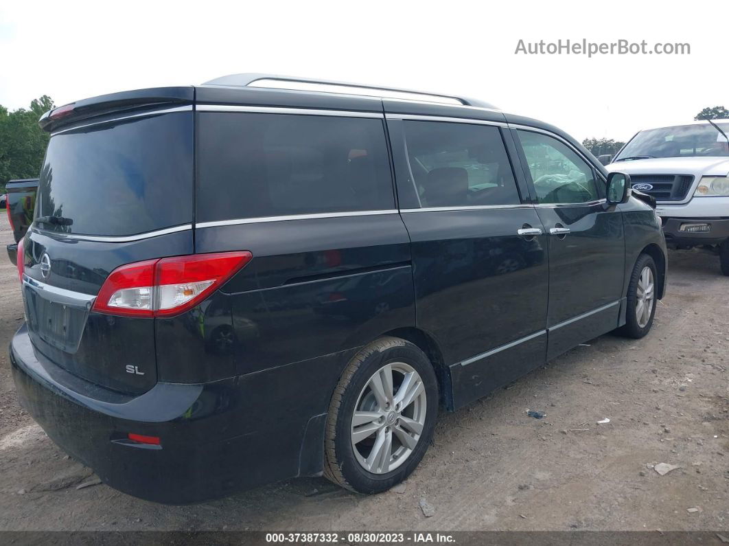 2015 Nissan Quest Sl Black vin: JN8AE2KP2F9125005