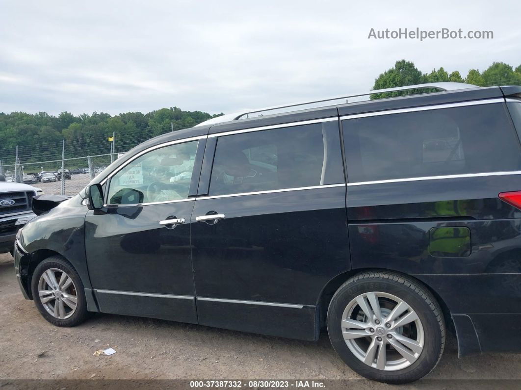 2015 Nissan Quest Sl Black vin: JN8AE2KP2F9125005