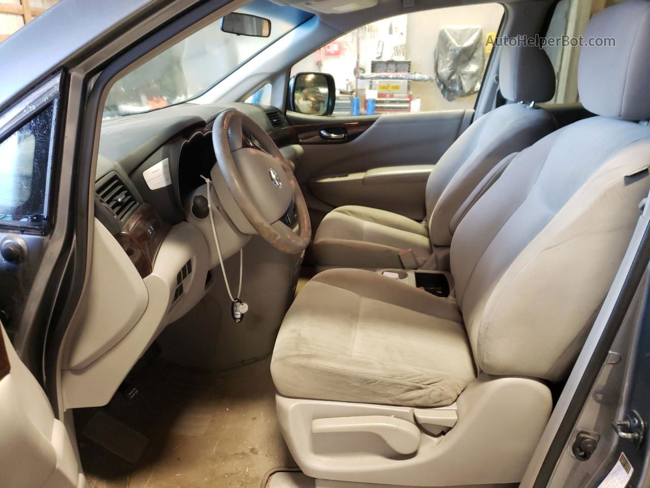 2015 Nissan Quest S Серый vin: JN8AE2KP2F9126140