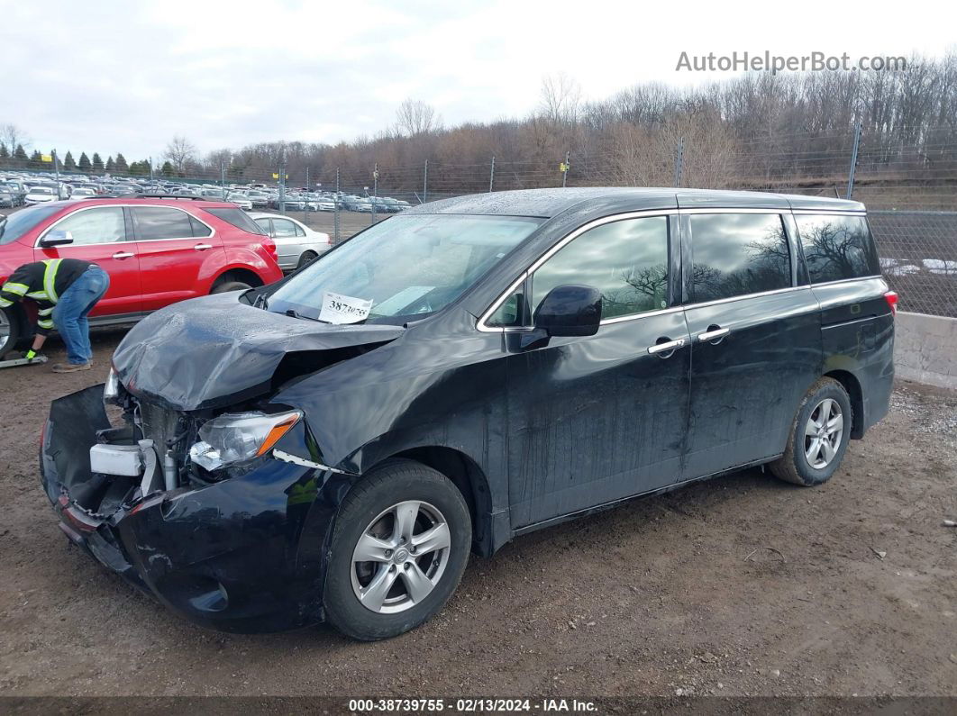 2015 Nissan Quest Sv Black vin: JN8AE2KP2F9127921