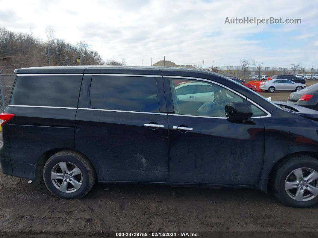 2015 Nissan Quest Sv Black vin: JN8AE2KP2F9127921