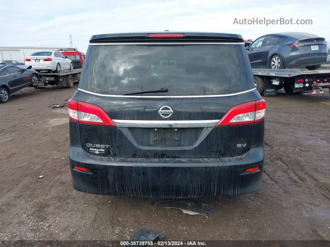 2015 Nissan Quest Sv Black vin: JN8AE2KP2F9127921