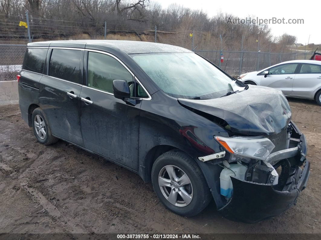 2015 Nissan Quest Sv Black vin: JN8AE2KP2F9127921