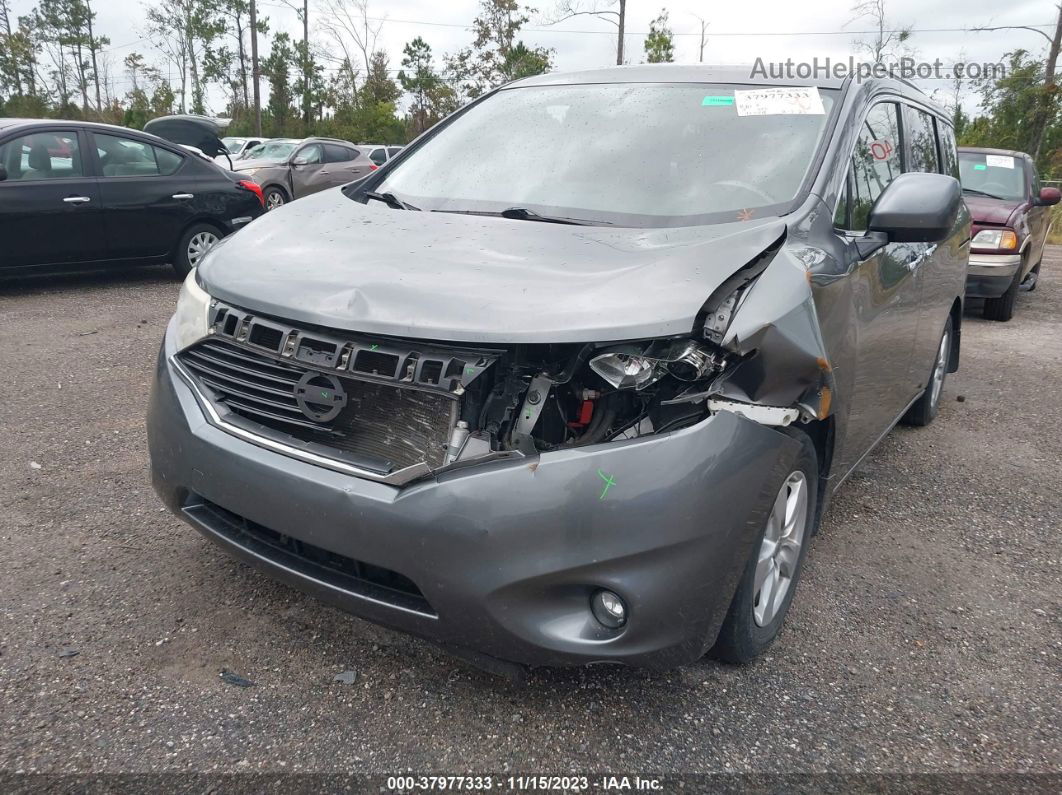 2015 Nissan Quest Sv Gray vin: JN8AE2KP2F9129250