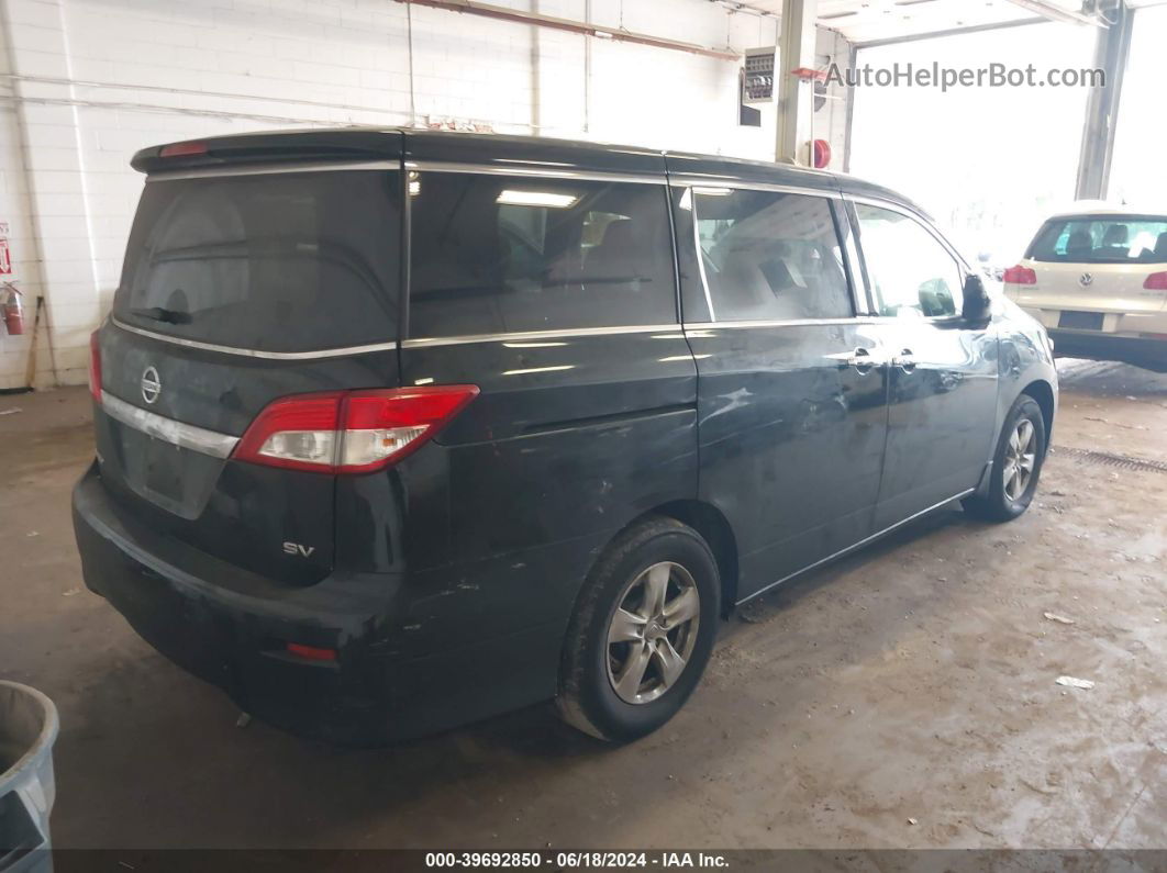 2015 Nissan Quest Sv Black vin: JN8AE2KP2F9131192