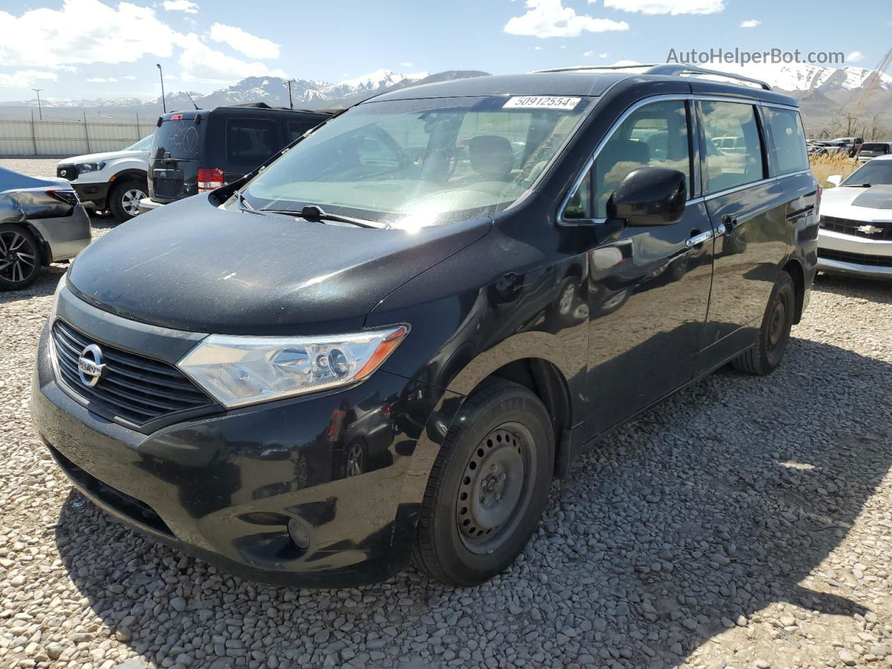 2015 Nissan Quest S Black vin: JN8AE2KP2F9131354