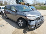 2015 Nissan Quest S Gray vin: JN8AE2KP2F9131645