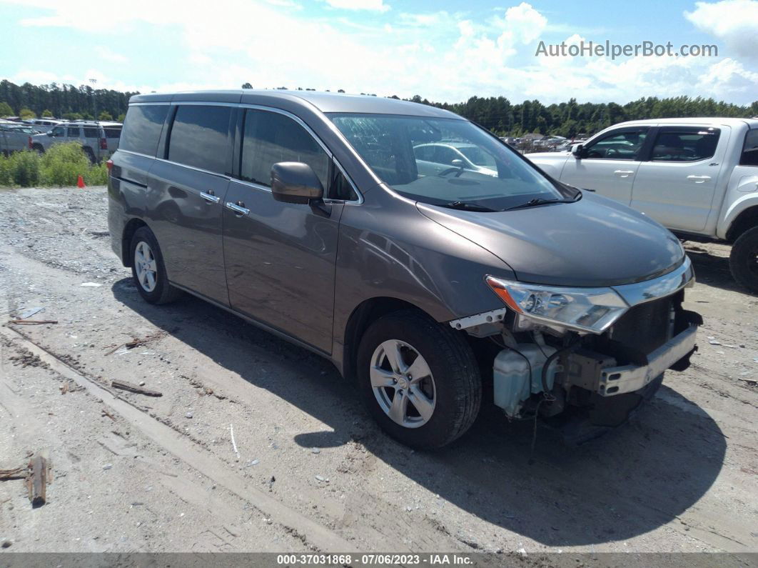 2015 Nissan Quest Sv/s/platinum/sl Gray vin: JN8AE2KP2F9133668