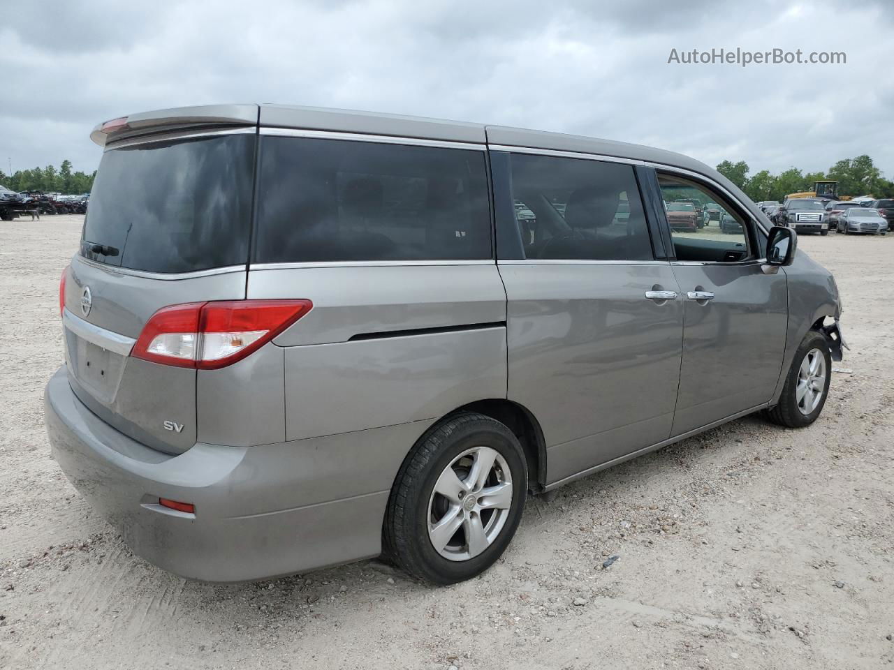 2012 Nissan Quest S Tan vin: JN8AE2KP3C9045661