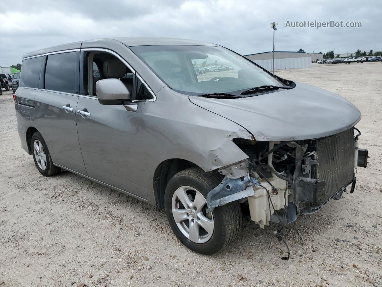 2012 Nissan Quest S Tan vin: JN8AE2KP3C9045661