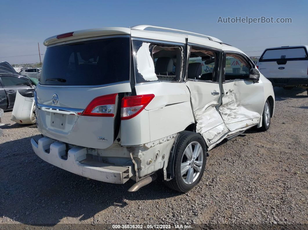 2015 Nissan Quest Sl Белый vin: JN8AE2KP3F9121948