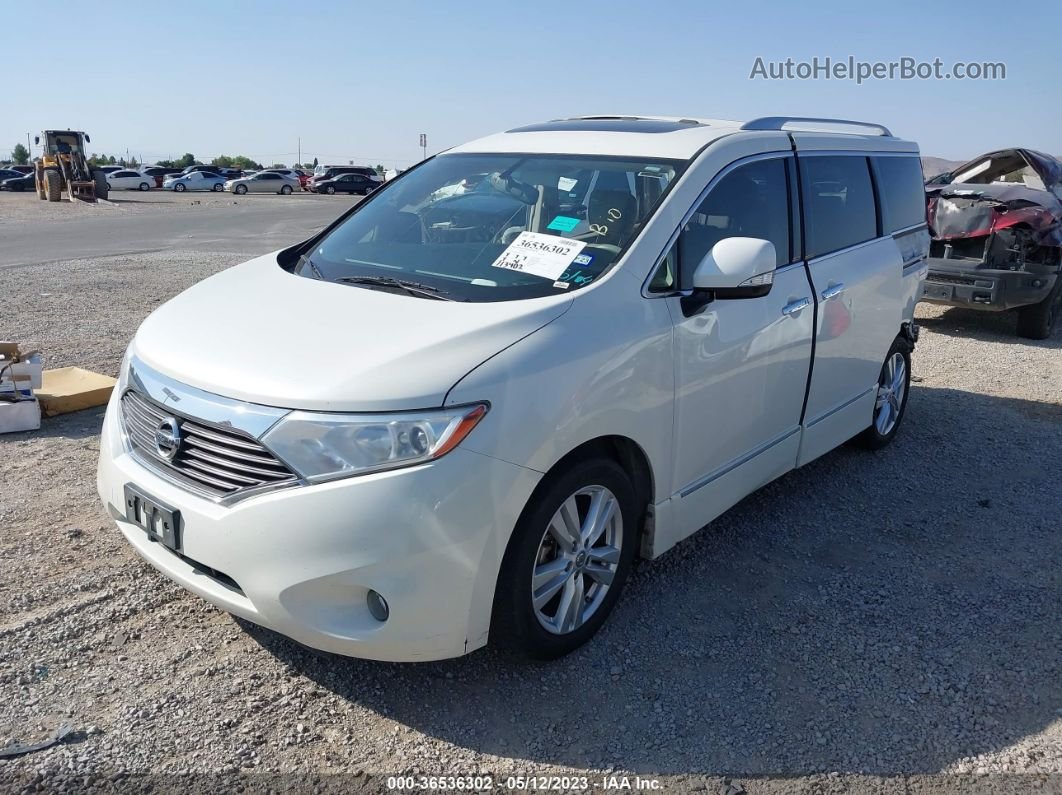 2015 Nissan Quest Sl Белый vin: JN8AE2KP3F9121948