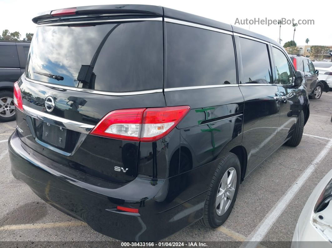 2015 Nissan Quest Sv Black vin: JN8AE2KP3F9122551