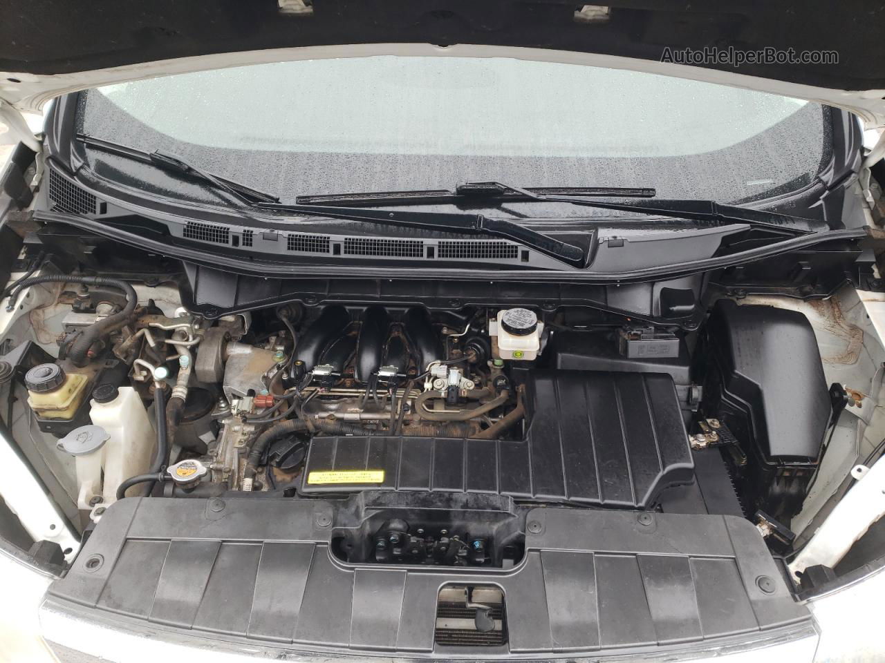 2015 Nissan Quest S Белый vin: JN8AE2KP3F9126213