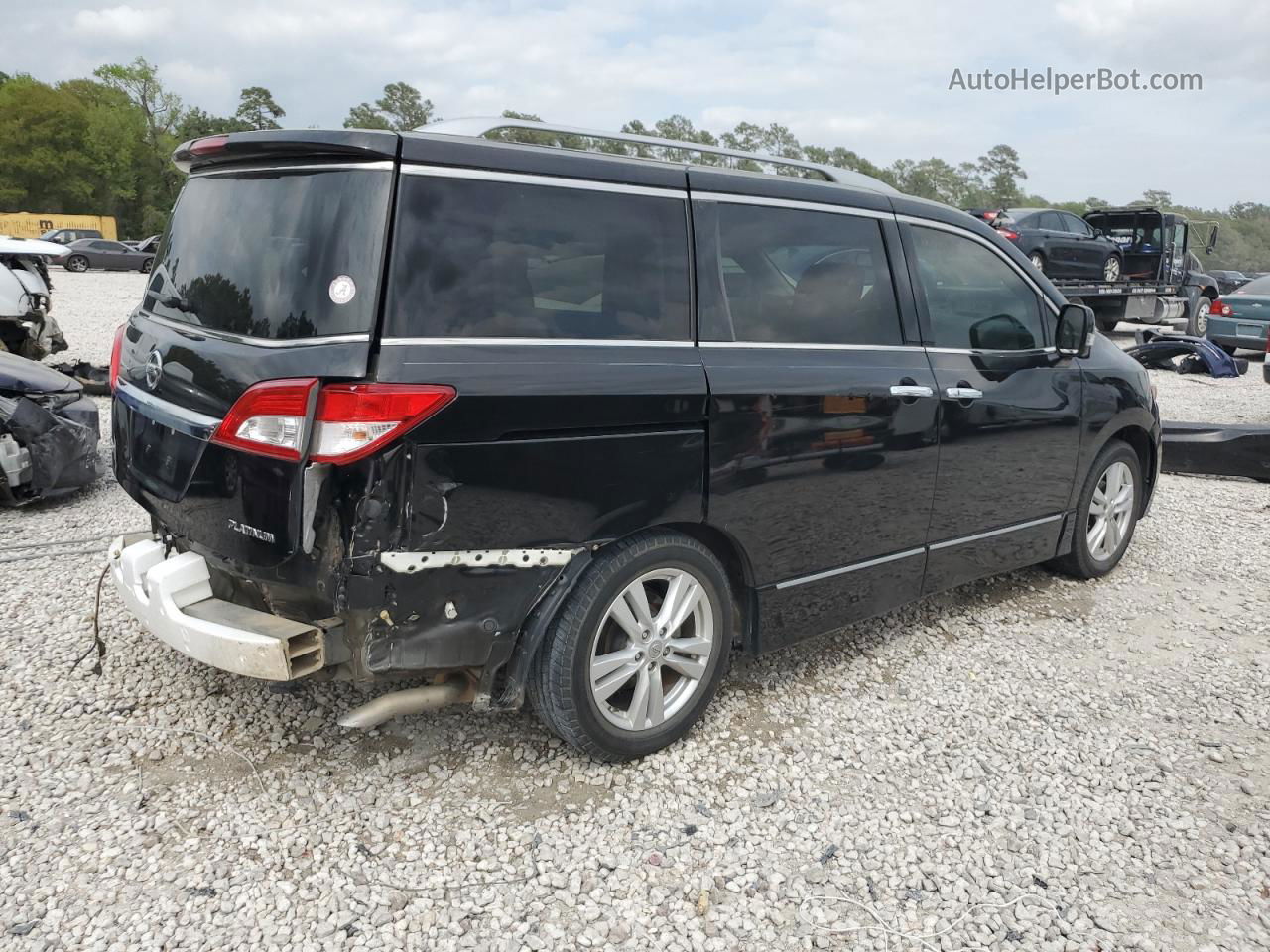 2015 Nissan Quest S Black vin: JN8AE2KP3F9127443