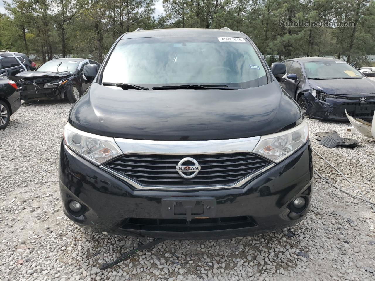 2015 Nissan Quest S Черный vin: JN8AE2KP3F9127443