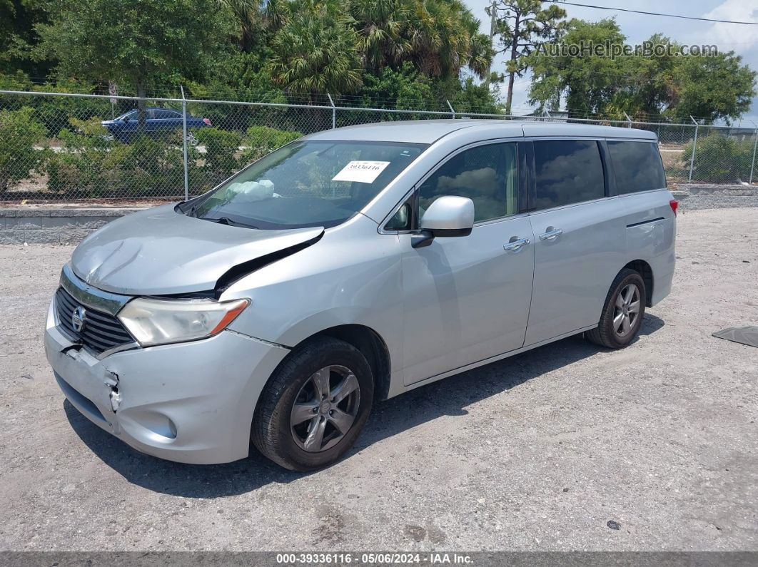 2015 Nissan Quest Platinum/s/sl/sv Silver vin: JN8AE2KP3F9127541