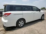 2015 Nissan Quest S White vin: JN8AE2KP3F9127829