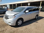 2015 Nissan Quest S Silver vin: JN8AE2KP3F9129709